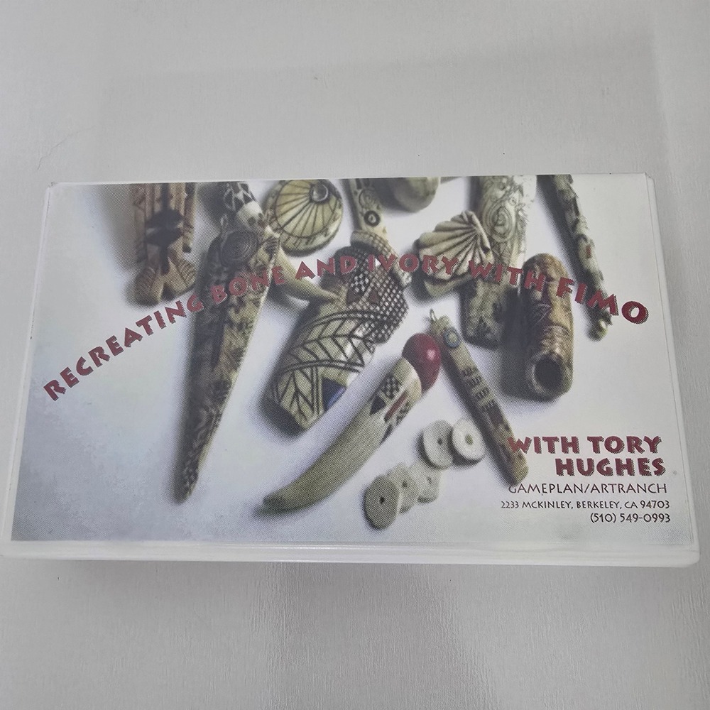 Tory Hughes Mastering the New Clay Vol 9 Recreating Bone Ivory Fimo VHS 1994